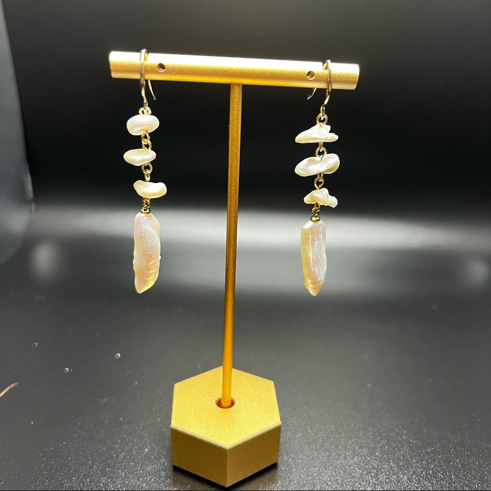MANGO - Stone Earrings
